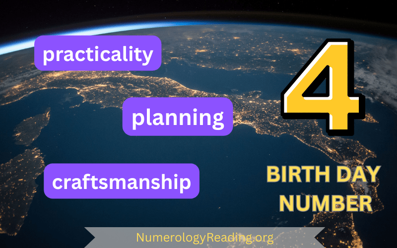 Birth Day Number 4 – Practicality, Planning, and Craftsmanship