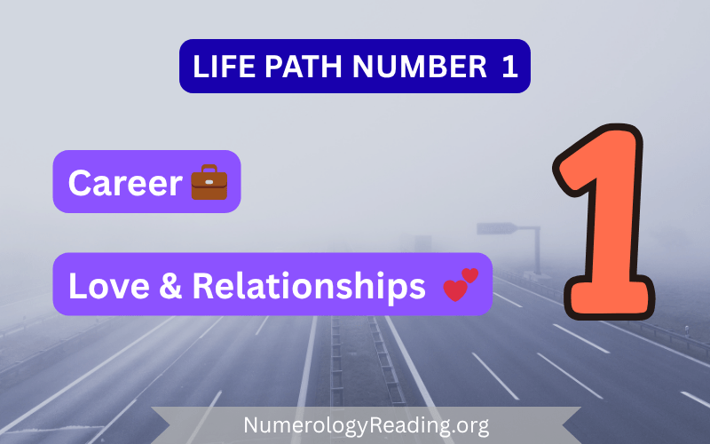 Life Path Number 1 – Career and love relationships in numerology