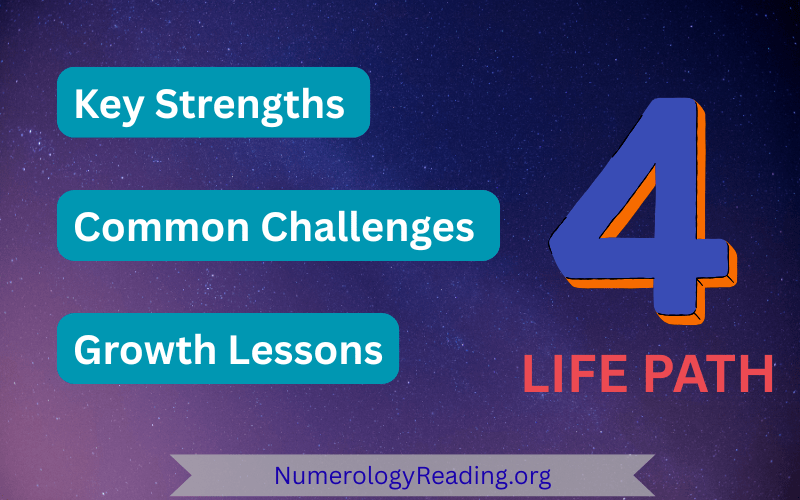 Life Path Number 4 – Key strengths, common challenges, and growth lessons