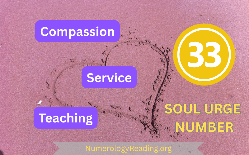 Soul Urge Number 33 – Compassion, Service, and Teaching