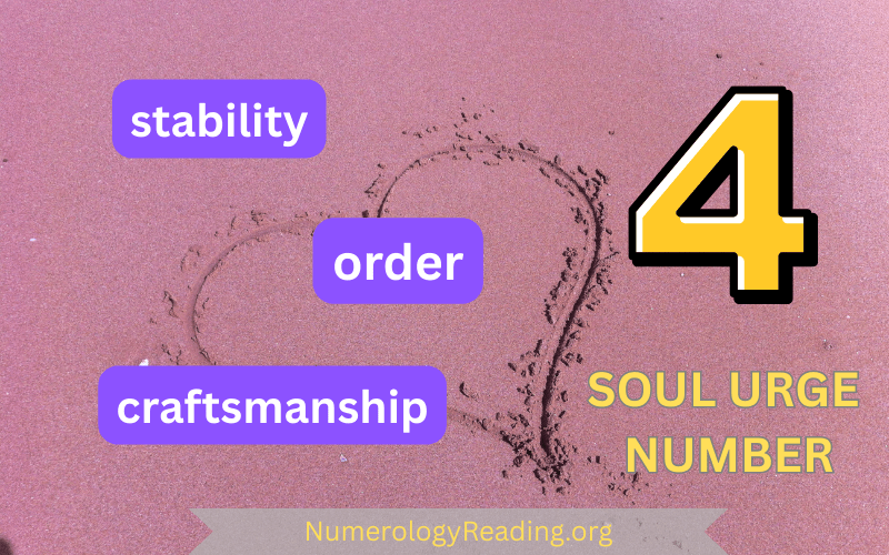 Soul Urge Number 4 – Stability, Order, and Tangible Results