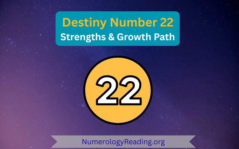 Destiny Number 22 header image showing large-scale vision, practicality, and the ability to build lasting impact.
