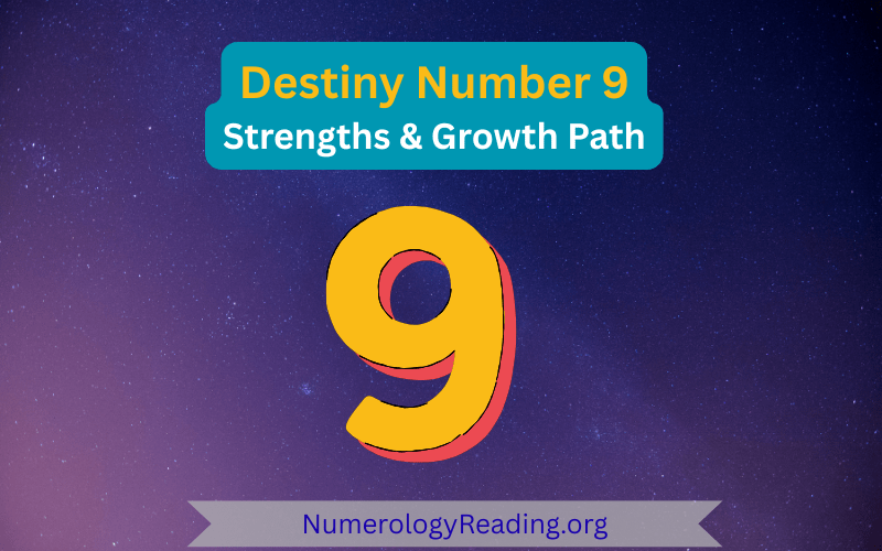 Destiny Number 9 header image highlighting generosity, service, compassion, and global awareness.