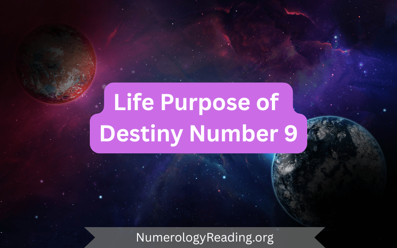 Life purpose of Destiny Number 9 image — compassion, humanitarian service, generosity, and global vision in numerology.