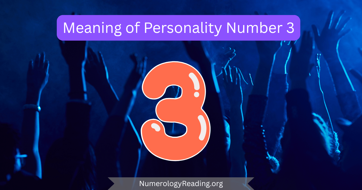 Meaning of Personality Number 3 in numerology